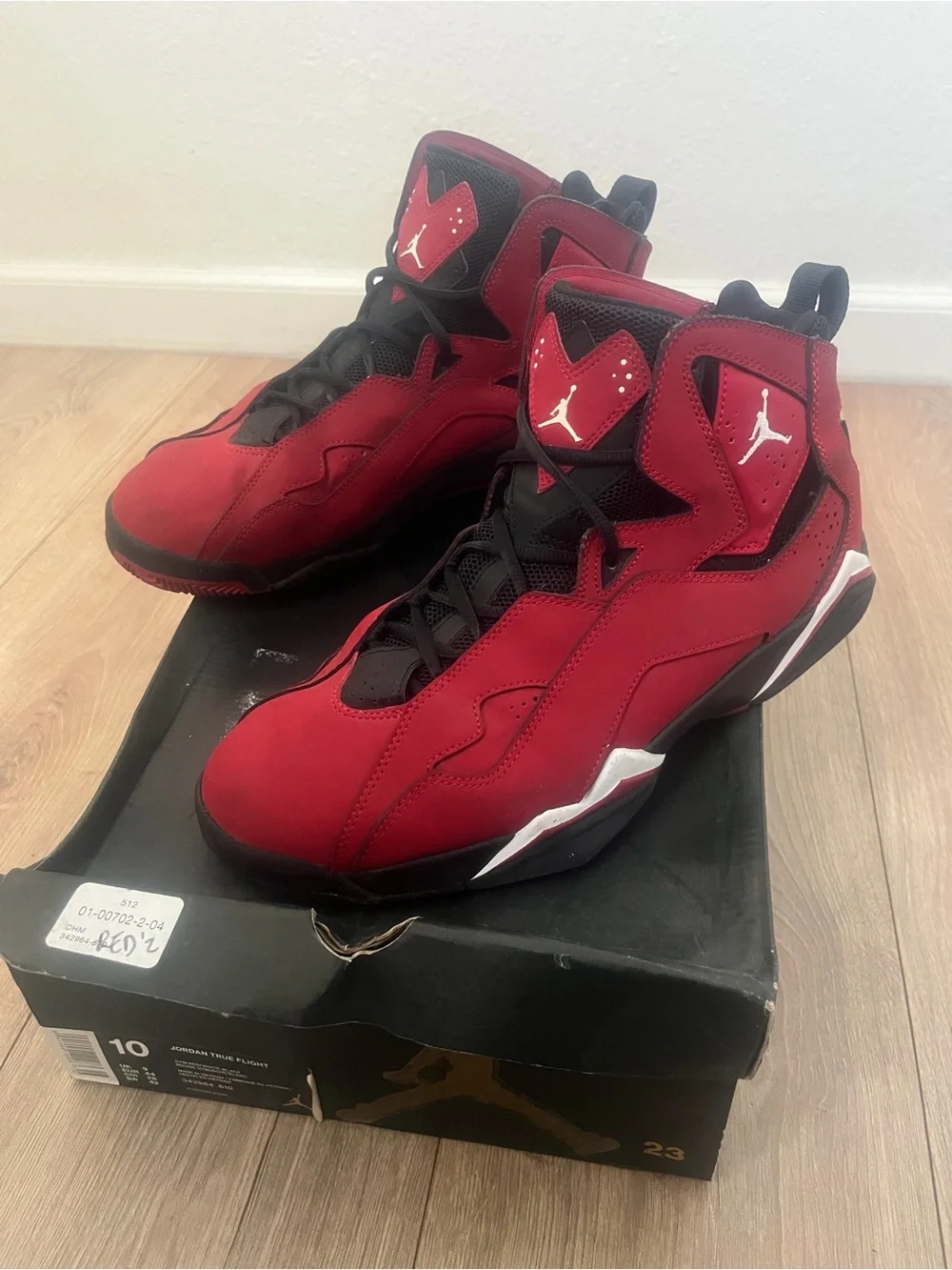 JORDAN TRUE FLIGHT Red/Black
